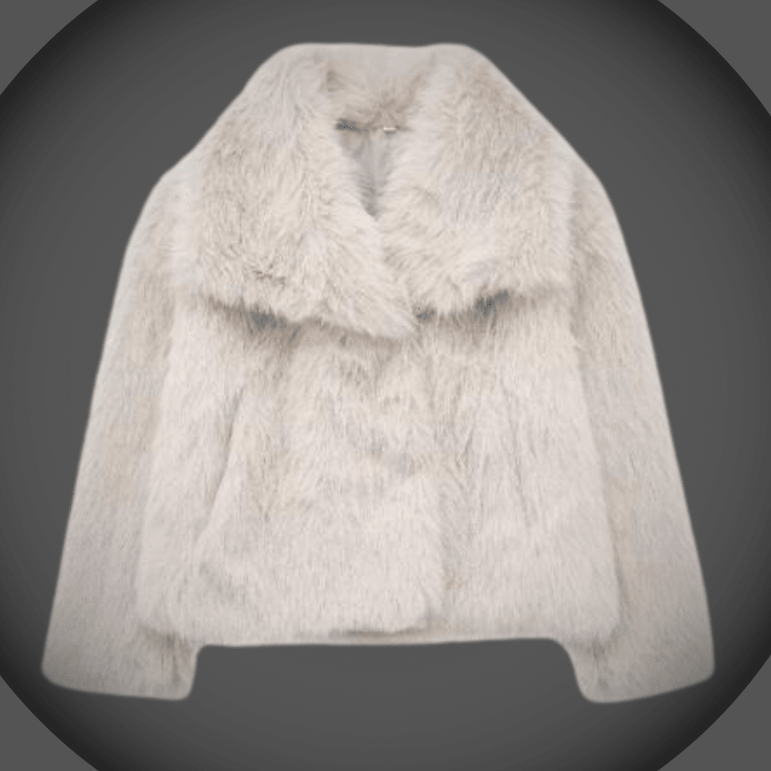 Peluche de pelaje de pelaje de lujo de invierno en espesor de la solapa de la solapa