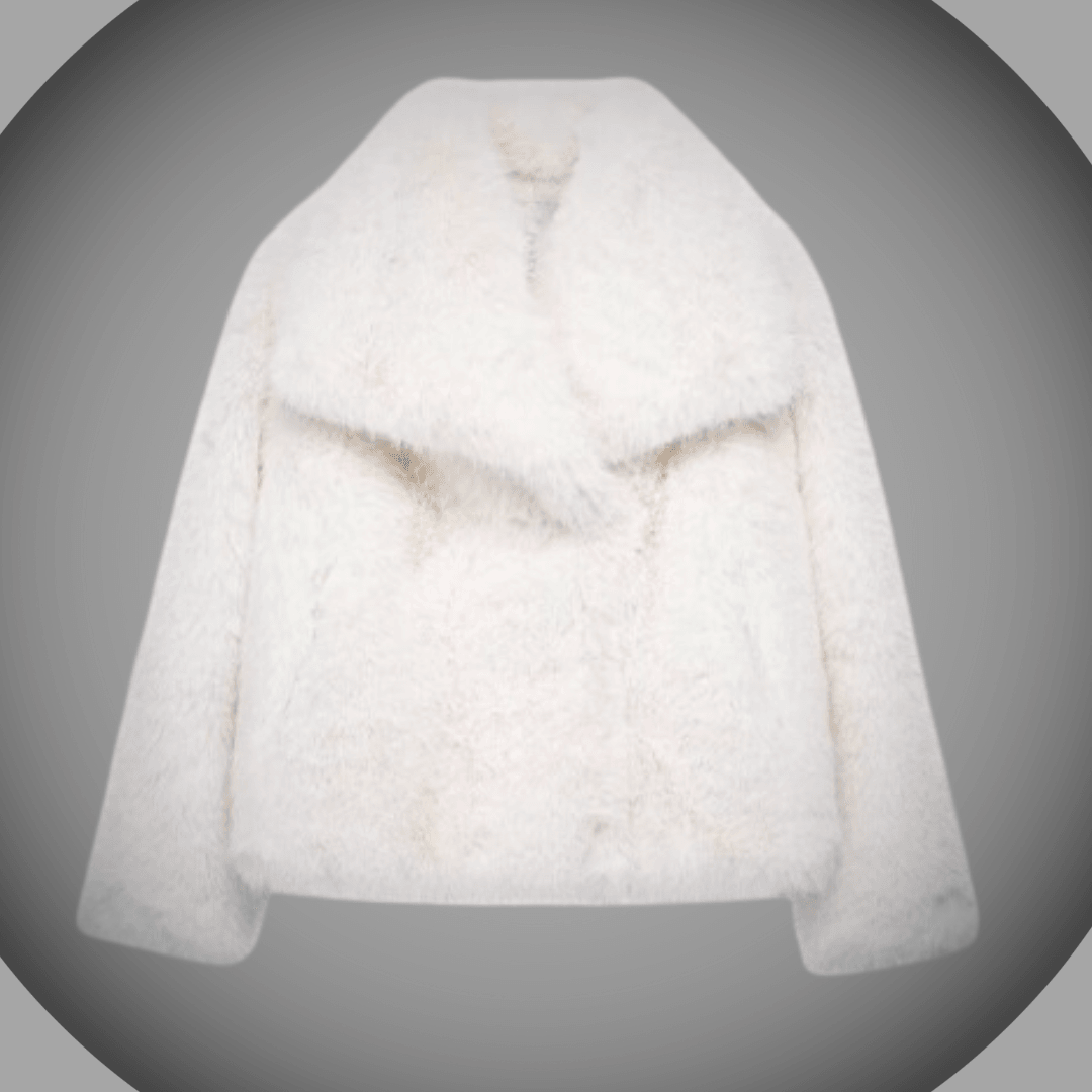 Peluche de pelaje de pelaje de lujo de invierno en espesor de la solapa de la solapa