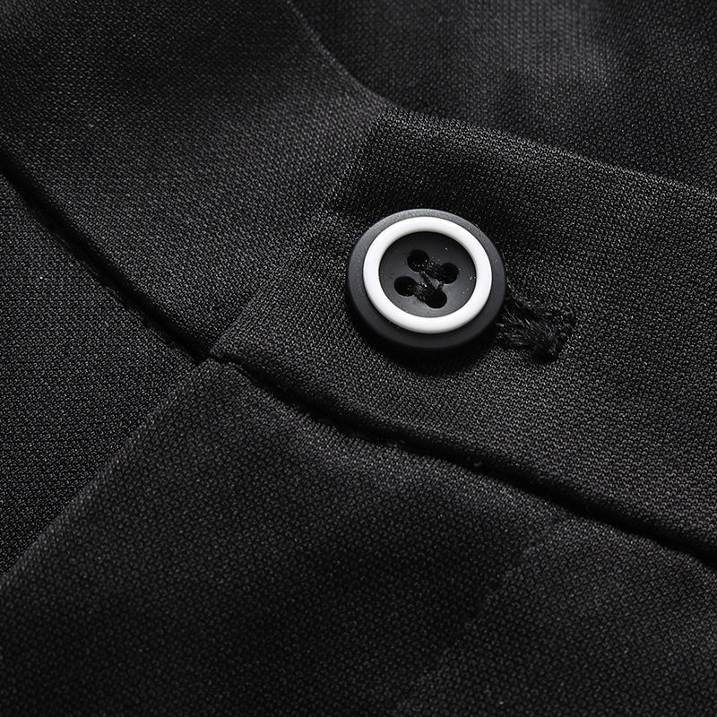 Pantaloni per pantaloni di mezza età pantaloni casual elastici maschi maschi uomini sciolti pantaloni dritti