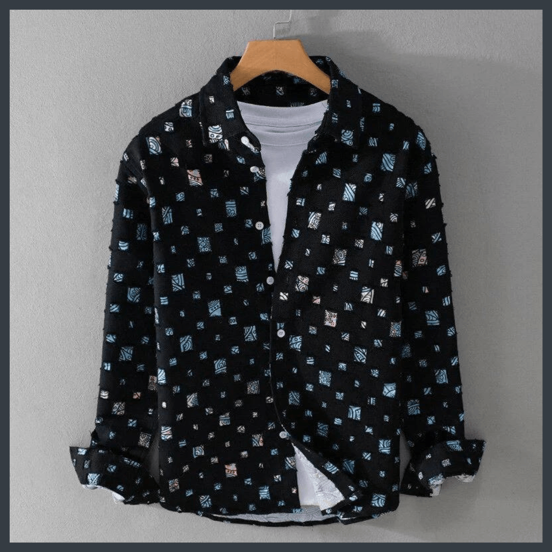 Ripped design shirt
Long-sleeved casual shirt
Men&