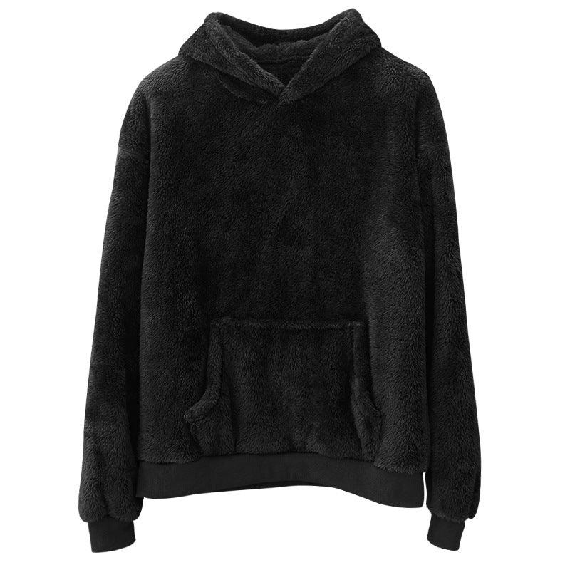 hooded sweater
velvet sweatshirt
men&