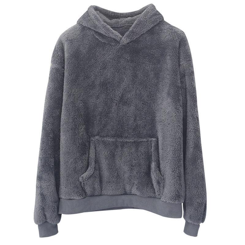 hooded sweater
velvet sweatshirt
men&