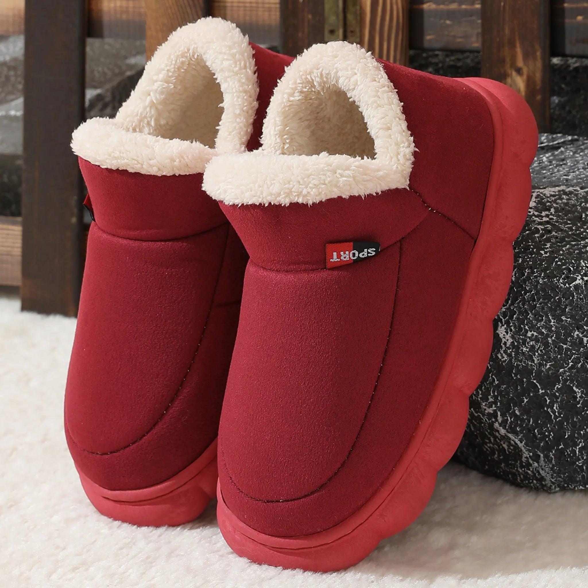 Chaussures en coton en peluche hiver