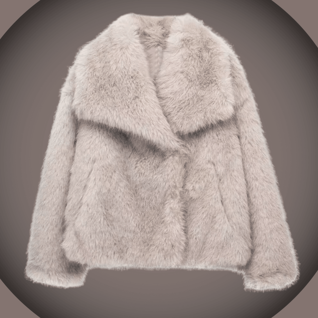 Peluche de pelaje de pelaje de lujo de invierno en espesor de la solapa de la solapa