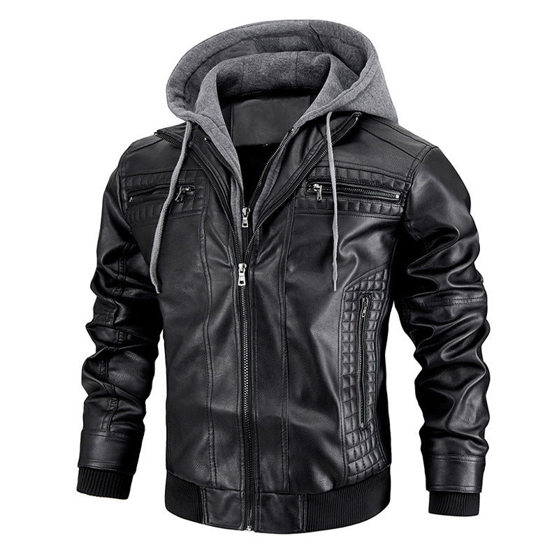 Men’s Zip-Up Hooded Sports Jacket