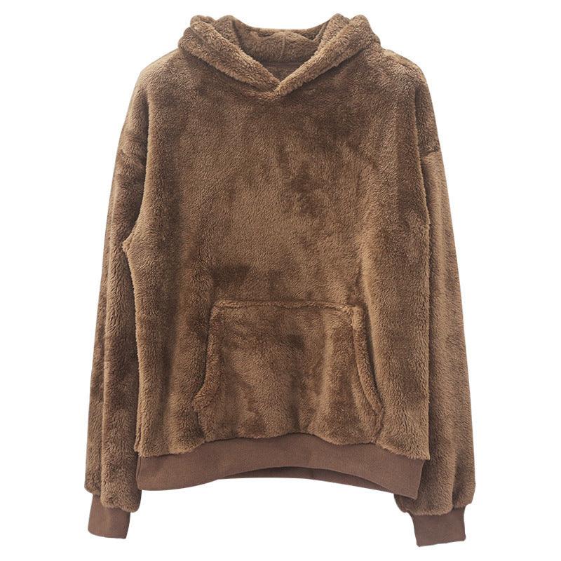 hooded sweater
velvet sweatshirt
men&