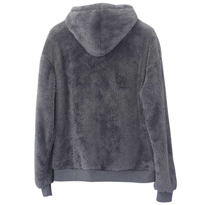 hooded sweater
velvet sweatshirt
men&