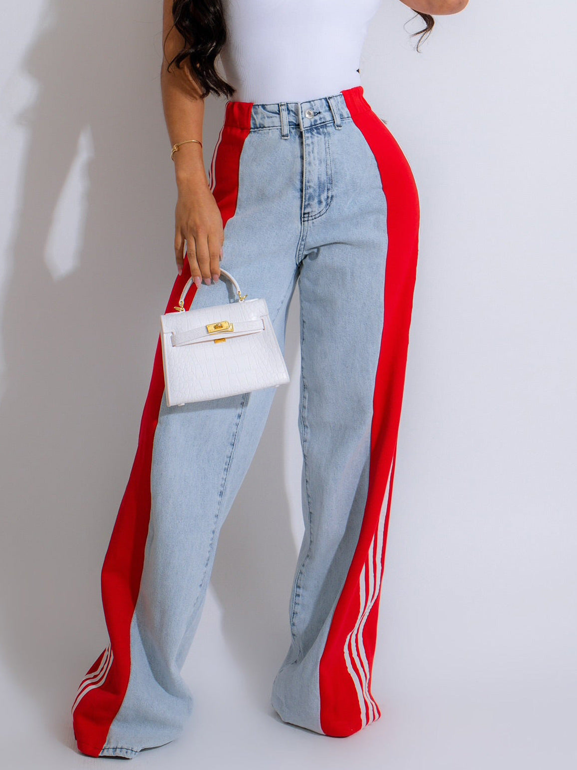 Casual wide-leg jeans, Women&