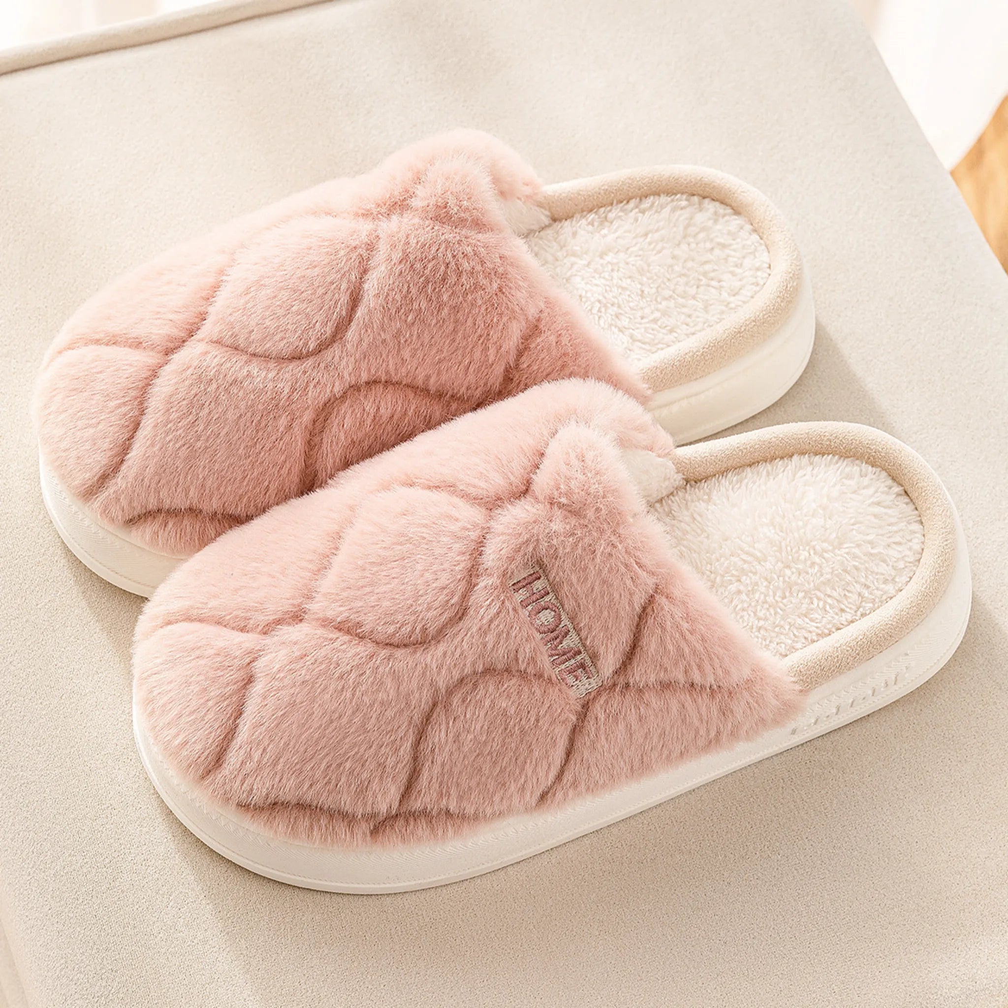 Plush Winter Indoor Slippers for Men &amp; Women