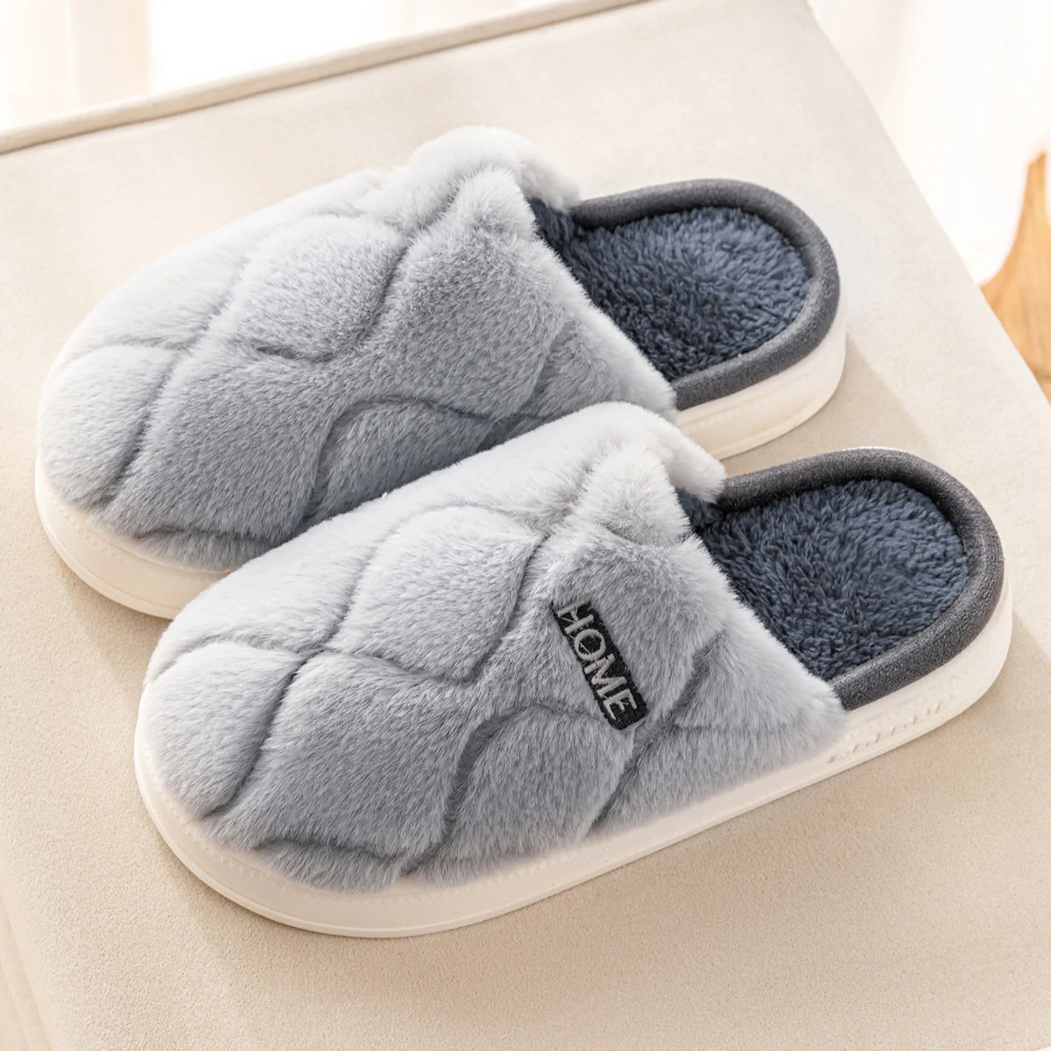 Plush Winter Indoor Slippers for Men &amp; Women