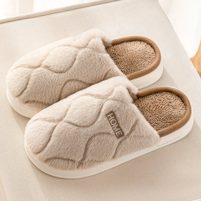 Plush Winter Indoor Slippers for Men &amp; Women