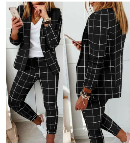 New Plaid Casual Women&