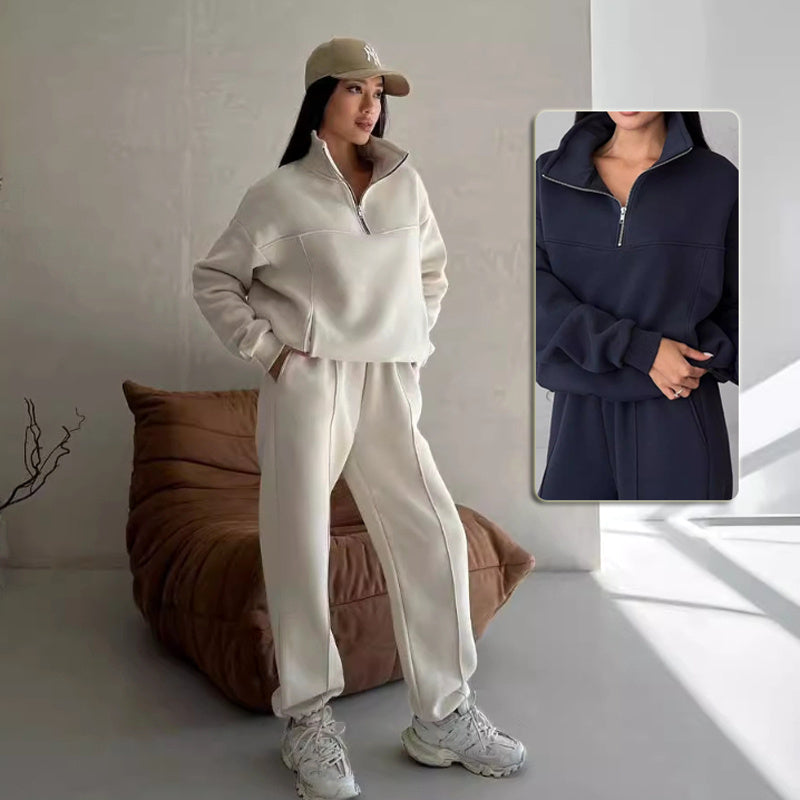 Winter Zipper Tracksuit Set