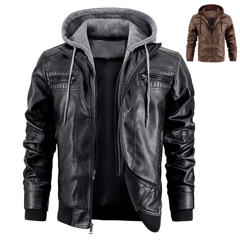 Men’s Zip-Up Hooded Sports Jacket