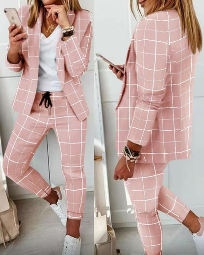 New Plaid Casual Women&