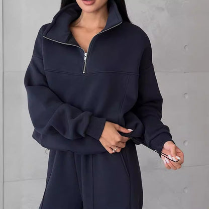 Winter Zipper Tracksuit Set